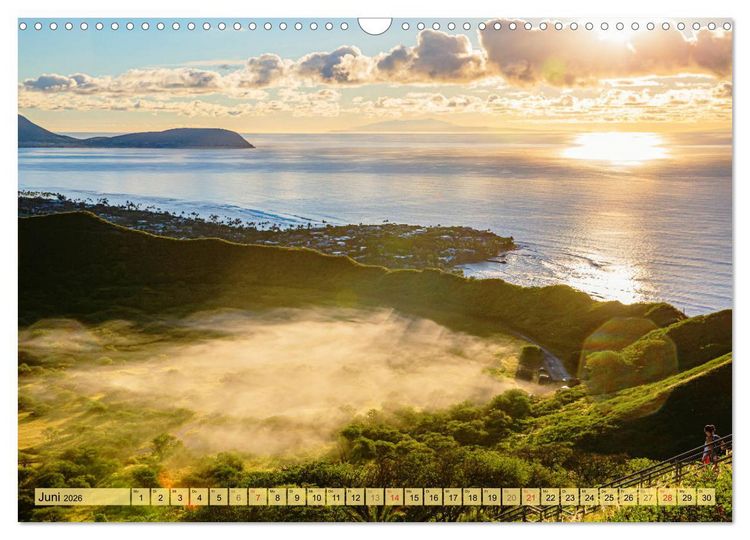 Produktbild: O'ahu - Eine Reise in das Herz von Hawaii (Wandkalender 2026 DIN A3 quer), CALVENDO Monatskalender