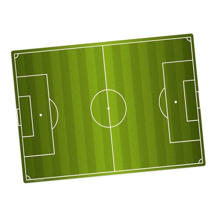 Produktbild: Tischsetmacher Tischset f&uuml;r Kinder Fu&szlig;ballfeld, aus hochwertigem Vinyl , 44 x 32 cm