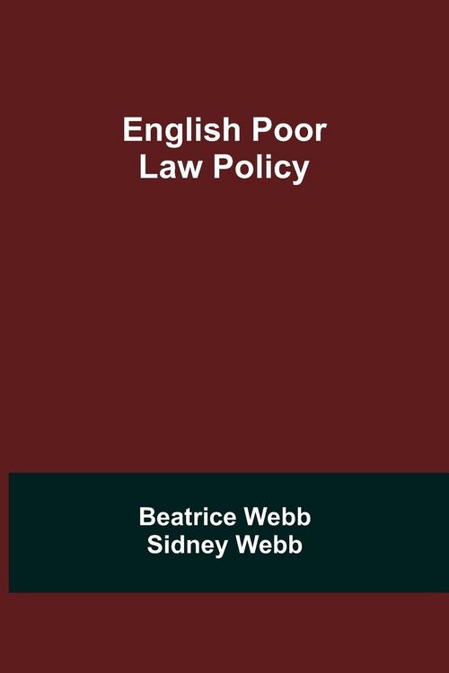 Produktbild: English Poor Law Policy