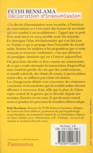Produktbild: D&eacute;claration d'insoumission