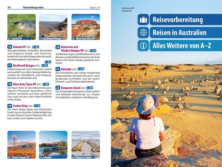 Produktbild: Reise Know-How Reiseführer Australien – Westen und Zentrum