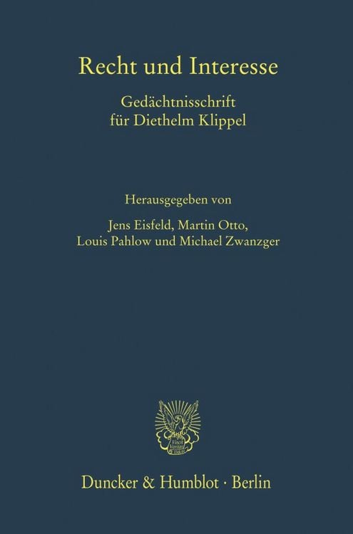 Produktbild: Recht und Interesse