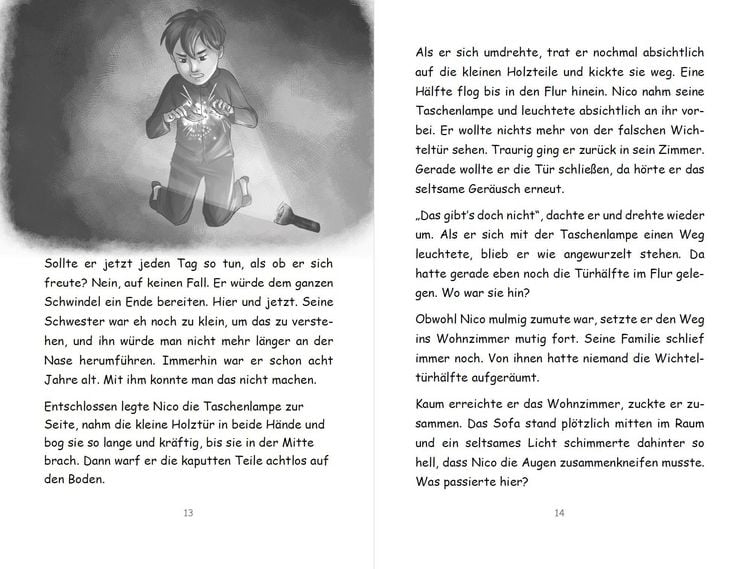 Produktbild: Wichtel-Adventskalender-Buch | Eine magische Wichtelgeschichte f&uuml;r Kinder von 4 bis 10 Jahren | Nico und Flocke im Land der Wichtel | Zum Vorlesen & Selbstlesen im Advent | F&uuml;r Erstleser