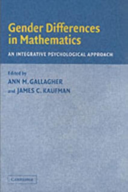 Produktbild: Gender Differences in Mathematics