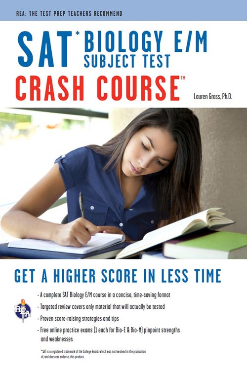 Produktbild: SAT Subject Test: Biology E/M Crash Course