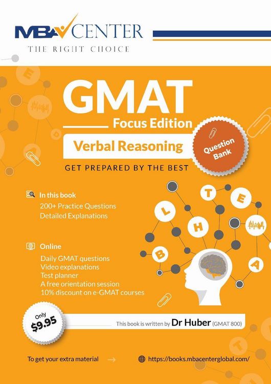 Produktbild: GMAT Focus Edition Verbal Reasoning Section Question Bank