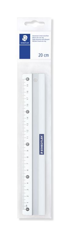 Produktbild: STAEDTLER Lineal Aluminium/Metal 20 cm