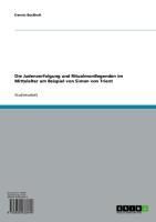 Produktbild: Die Judenverfolgung und Ritualmordlegenden im Mittelalter am Beispiel von Simon von Trient