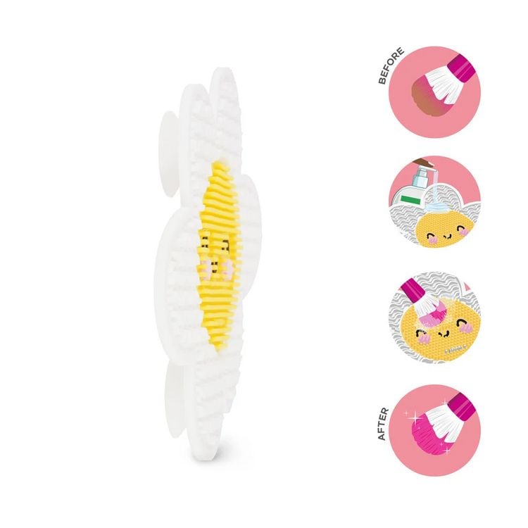 Produktbild: Legami Reinigungspad f&uuml;r Make-up-Pinsel - Brush it Off! - G&auml;nsebl&uuml;mchen