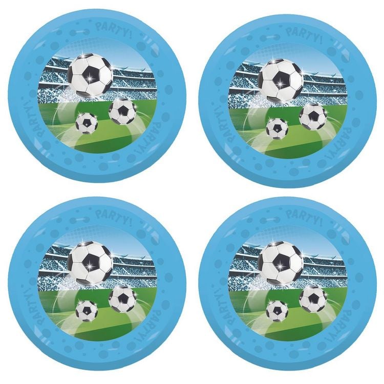 Produktbild: Partyteller Soccer Fans 4 St&uuml;ck