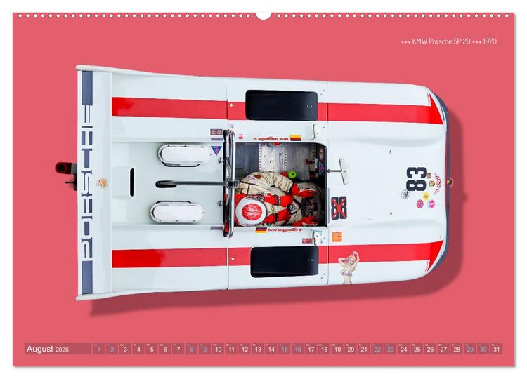 Produktbild: Legenden des Rennsports Historic Sports Cars 1960-1975 (hochwertiger Premium Wandkalender 2026 DIN A2 quer), Kunstdruck in Hochglanz