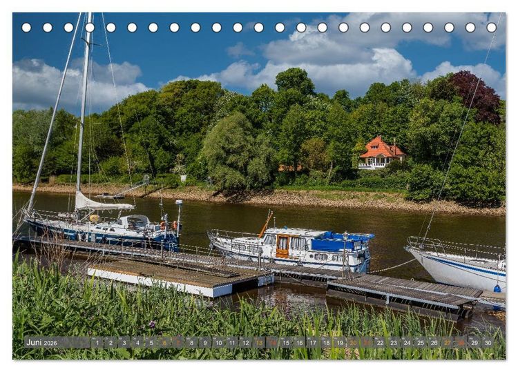 Produktbild: Bremen-Nord - maritim und angenehm (Tischkalender 2026 DIN A5 quer), CALVENDO Monatskalender