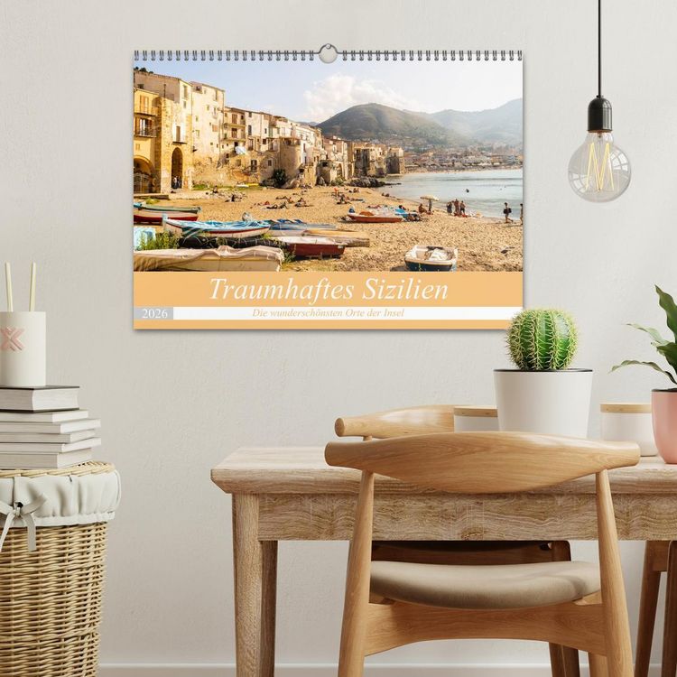 Produktbild: Traumhaftes Sizilien (Wandkalender 2026 DIN A3 quer), CALVENDO Monatskalender