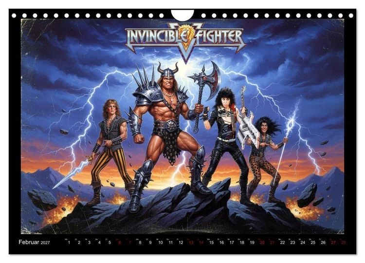 Produktbild: Schrill, bizarr und wilde Haare (Wandkalender 2027 DIN A4 quer), CALVENDO Monatskalender