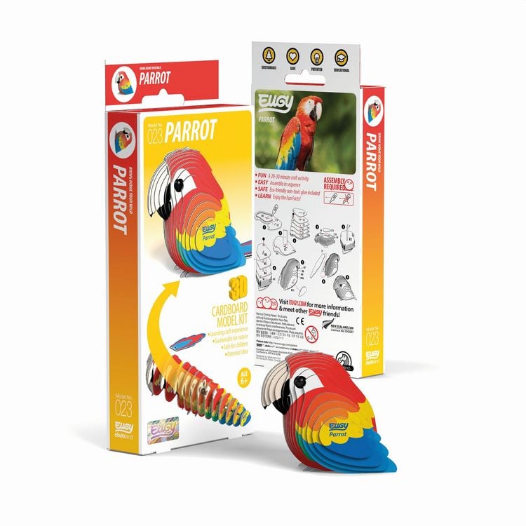 Produktbild: EUGY - 3D Bastelset Papagei