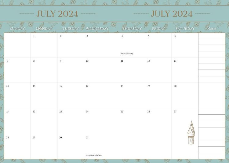 Produktbild: Harry Potter 2024-2025 Academic Year Planner