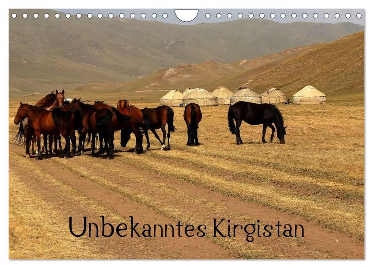Produktbild: Unbekanntes Kirgistan (Wandkalender 2026 DIN A4 quer), CALVENDO Monatskalender