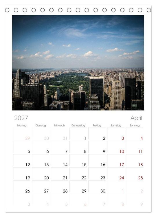 Produktbild: Tischplaner 2027 - New York Shoots (A5 Tischkalender zum Aufstellen) CALVENDO