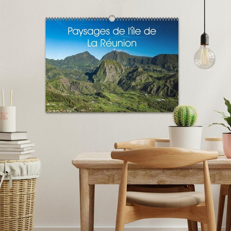 Produktbild: Paysages de l'&icirc;le de La R&eacute;union (Calendrier mural 2026 DIN A3 vertical), CALVENDO calendrier mensuel