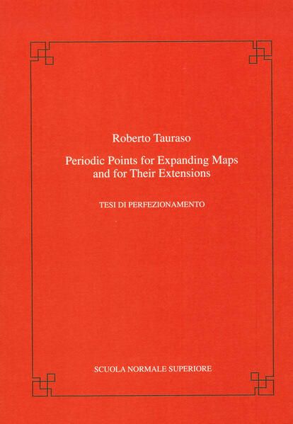 Produktbild: Periodic points for expanding maps and their extensions