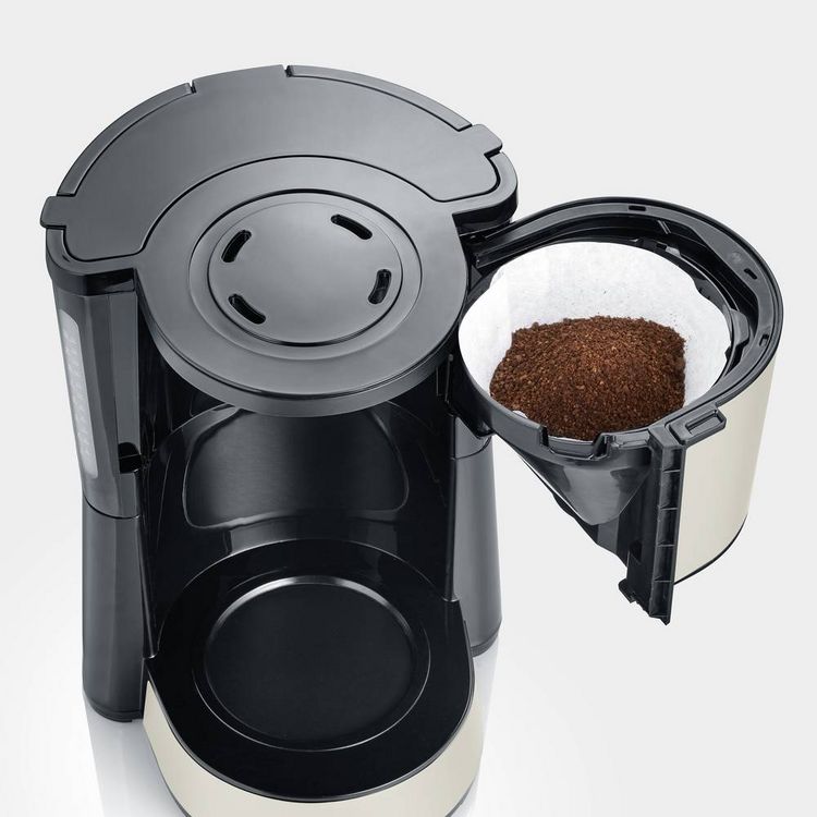Produktbild: Severin 9575 Kaffeemaschine Beige, Schwarz Fassungsverm&ouml;gen Tassen=10 Glaskanne