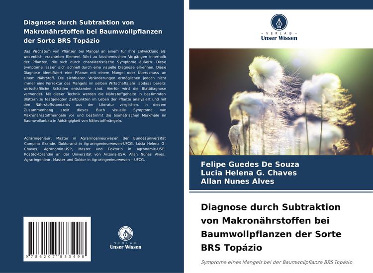 Produktbild: Diagnose durch Subtraktion von Makron&auml;hrstoffen bei Baumwollpflanzen der Sorte BRS Top&aacute;zio