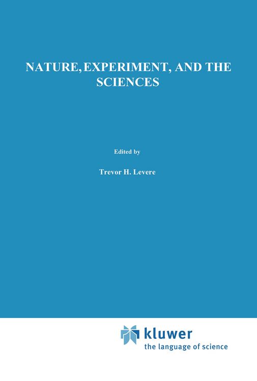 Produktbild: Nature, Experiment, and the Sciences