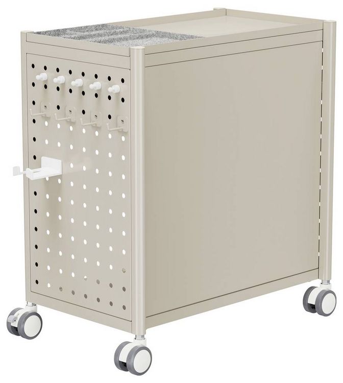 Produktbild: SpeaKa Professional Rollcontainer Hellbraun (B x H x T) 300 x 545 x 500 mm Anzahl der Schubf&auml;cher: 1 SP-13660888 SP-MCT03-03 1 St.