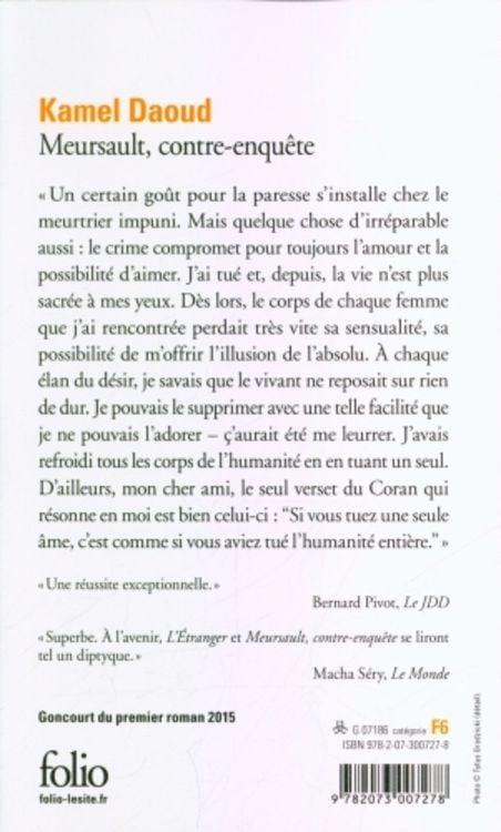 Produktbild: Meursault, contre-enqu&ecirc;te