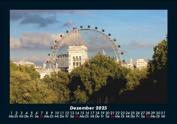 Produktbild: London 2025 Fotokalender DIN A5