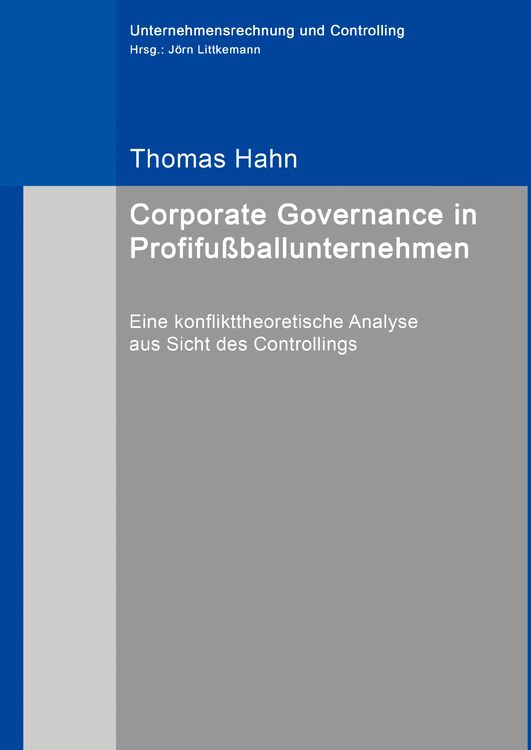 Produktbild: Corporate Governance in Profifu&szlig;ballunternehmen