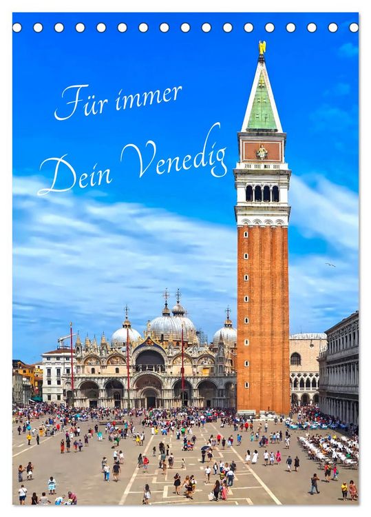 Produktbild: F&uuml;r immer Dein Venedig (Tischkalender 2026 DIN A5 hoch), CALVENDO Monatskalender