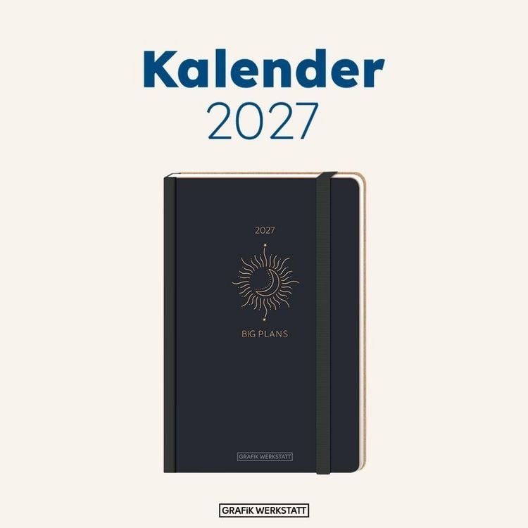 Produktbild: Terminplaner Letterart 2027 Big Plans