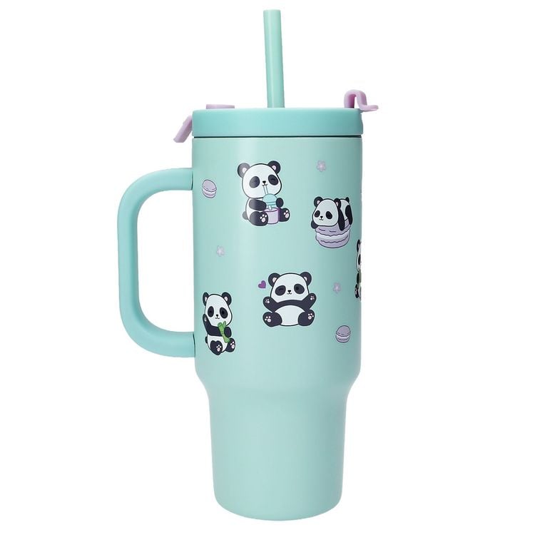 PENFection To Go Becher mit Strohhalm PANDA kaufen
