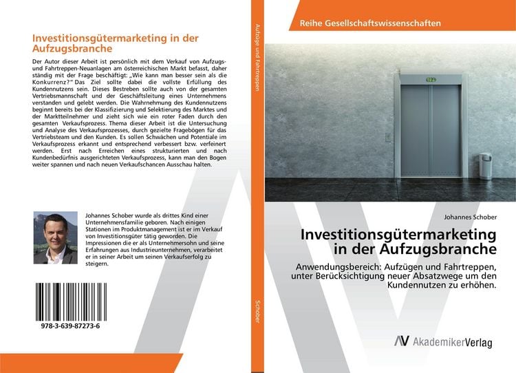 Produktbild: Investitionsg&uuml;termarketing in der Aufzugsbranche