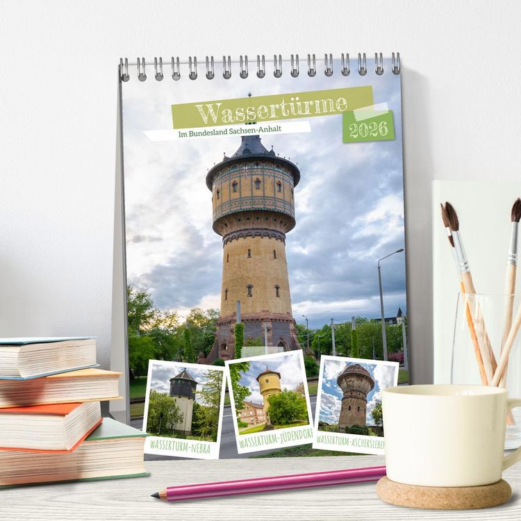 Produktbild: Wassert&uuml;rme (Tischkalender 2026 DIN A5 hoch), CALVENDO Monatskalender