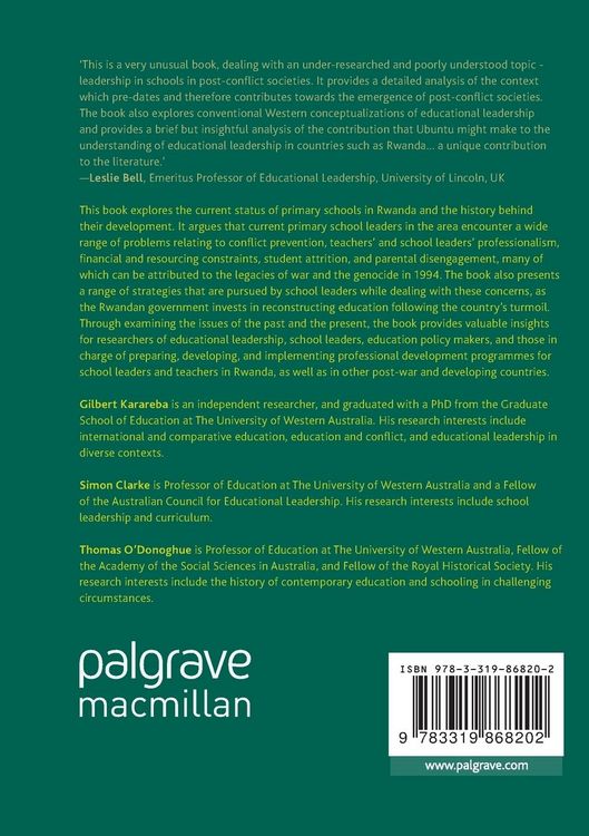 Produktbild: Primary School Leadership in Post-Conflict Rwanda