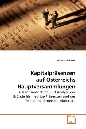 Produktbild: Posavac, A: Kapitalpr&auml;senzen auf &Ouml;sterreichs Hauptversammlun