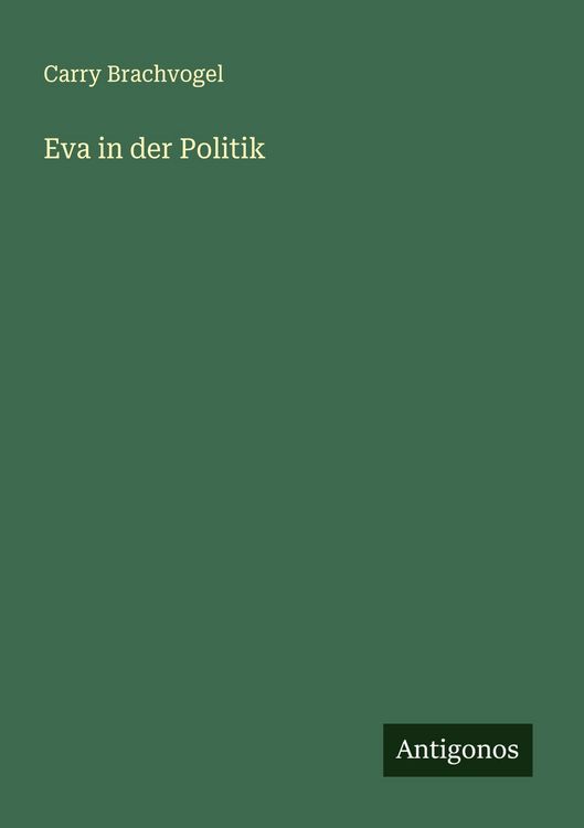 Produktbild: Eva in der Politik