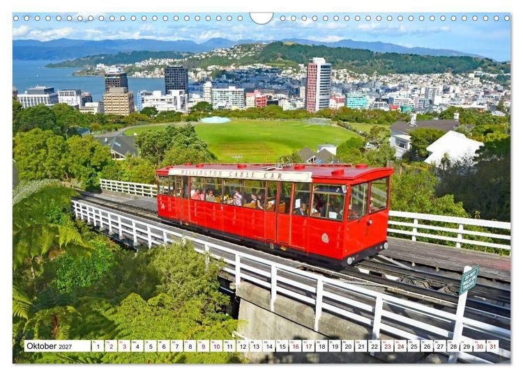 Produktbild: Neuseeland - Land der Kontraste (Wandkalender 2027 DIN A3 quer), CALVENDO Monatskalender