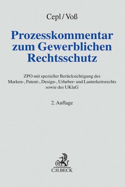 Produktbild: Prozesskommentar zum Gewerblichen Rechtsschutz