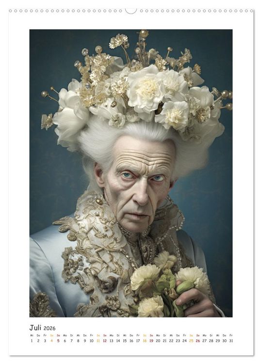 Produktbild: Au&szlig;ergew&ouml;hnliche Portraits (hochwertiger Premium Wandkalender 2026 DIN A2 hoch), Kunstdruck in Hochglanz