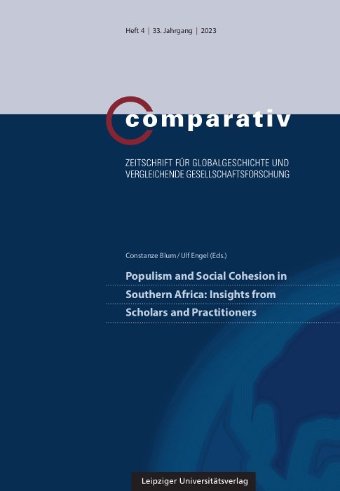 Produktbild: Populism and Social Cohesion in Southern Africa: Insights from Scholars and Practitioners