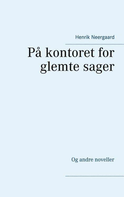 Produktbild: P&aring; kontoret for glemte sager
