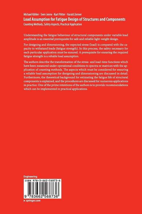 Produktbild: Load Assumption for Fatigue Design of Structures and Components
