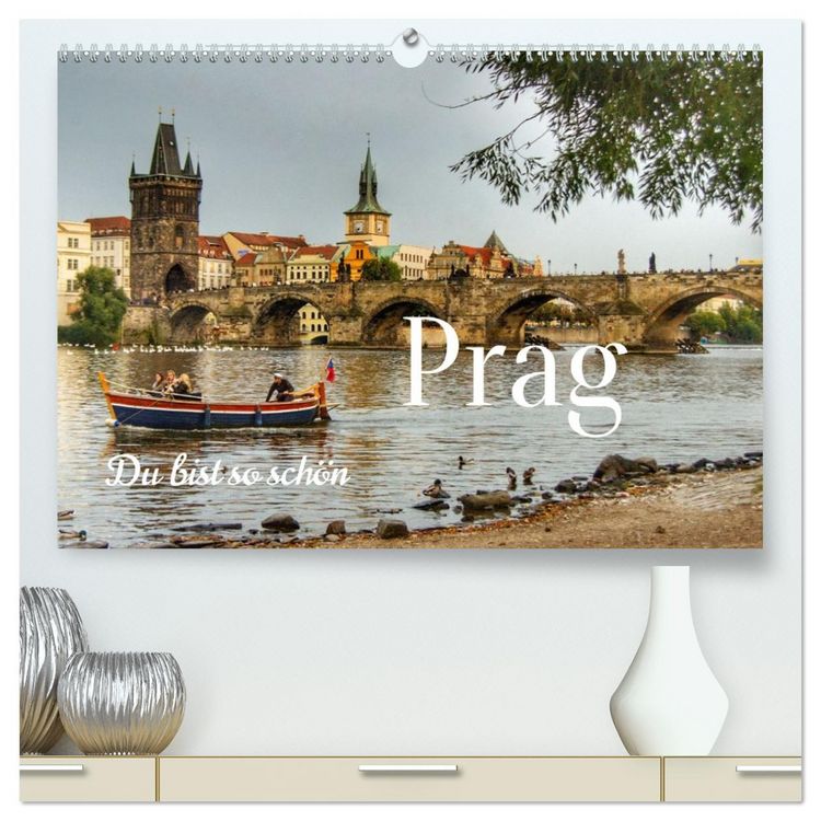 Produktbild: Prag. Du bist so sch&ouml;n (hochwertiger Premium Wandkalender 2027 DIN A2 quer), Kunstdruck in Hochglanz