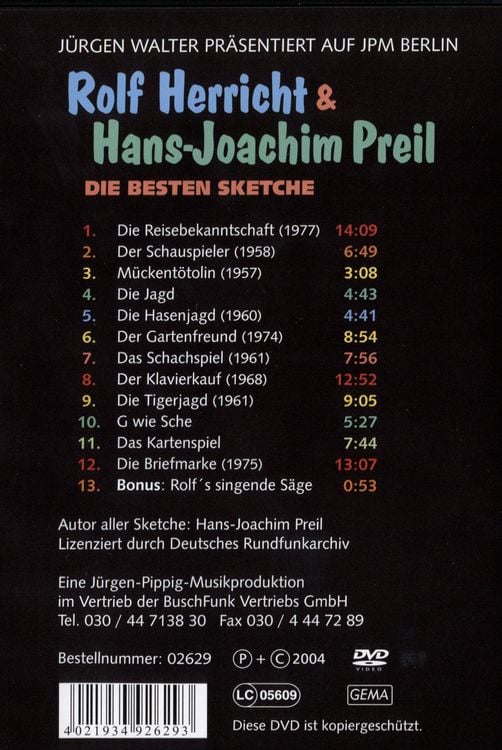 Produktbild: Rolf Herricht & Hans-Joachim Preil - Die besten