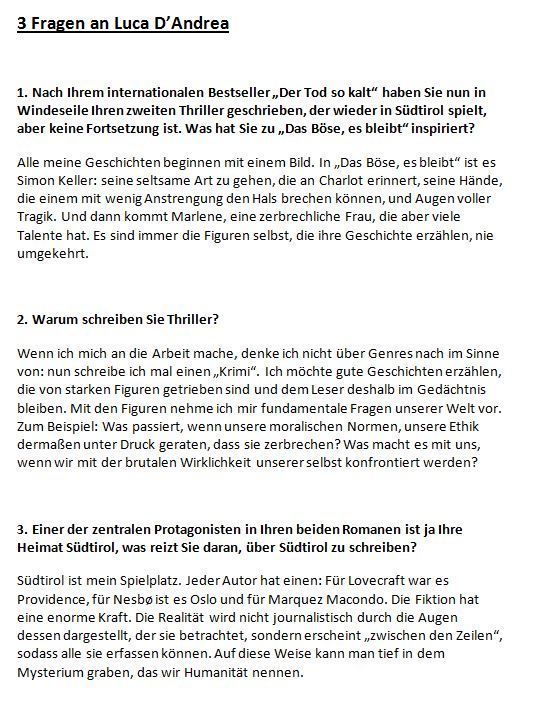 Produktbild: Das B&ouml;se, es bleibt