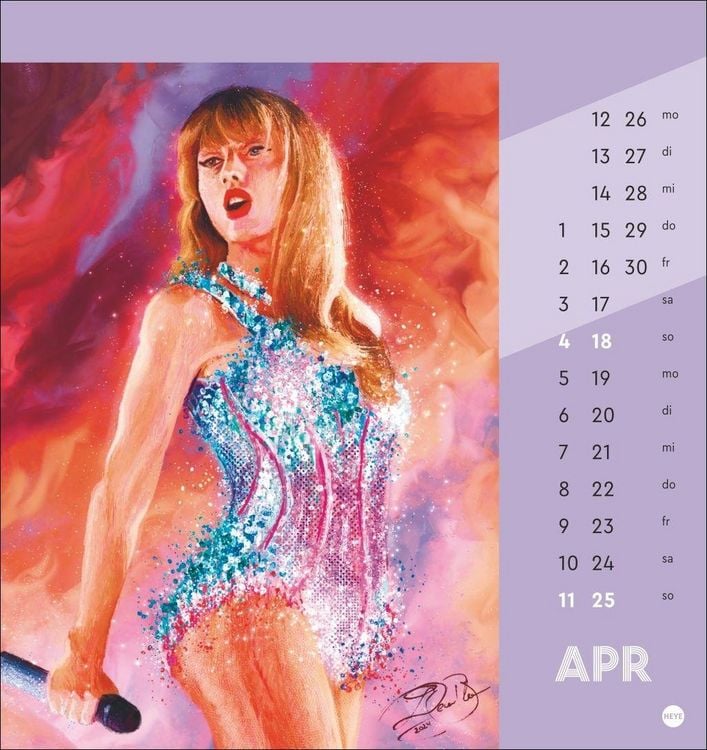 Produktbild: Taylor Postkartenkalender 2027