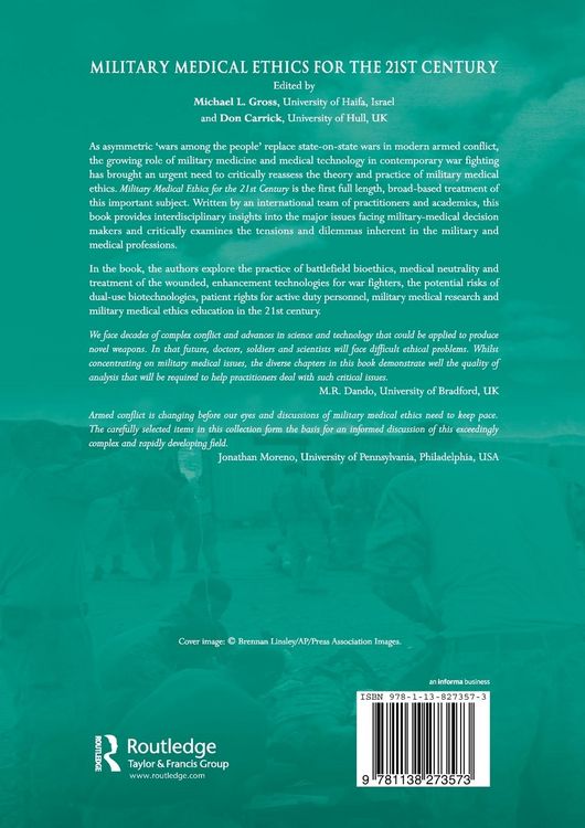 Produktbild: Military Medical Ethics for the 21st Century